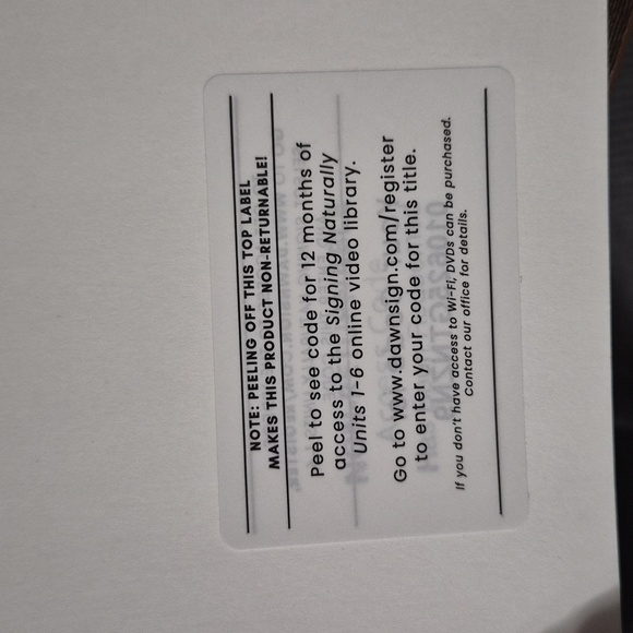 Sign Language Student Workbook - Picture 3 of 3